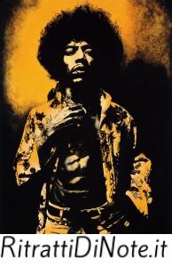 Jimi Hendrix. Ritratto di Gabriele Vegna