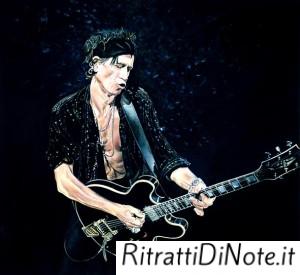 Keith Richards. Ritratto di Gabriele Vegna