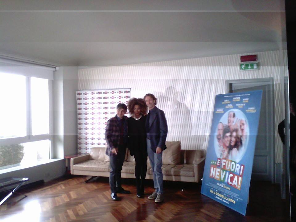 Loretta Grace con Vincenzo Salemme e Nando Paone