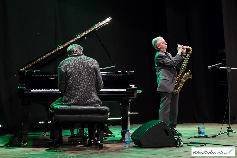 Andrea Pozza & Scott Hamilton live @ SummArte in Jazz ph Luigi Maffettone