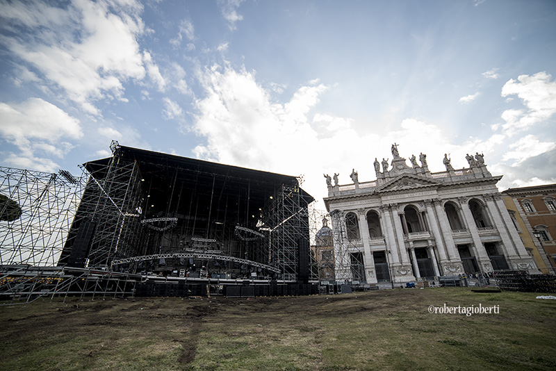 Primo Maggio Roma - I preparativi ph Roberta Gioberti