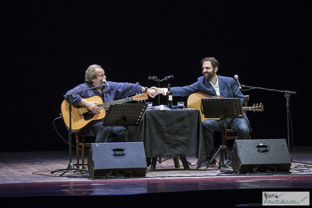 Marcorè e De Angelis -Teatro delle Palme ph Luigi Maffettone