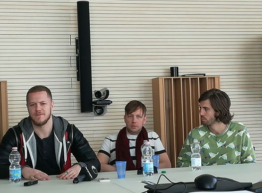 Imagine Dragons (incontro stampa Milano @ Universal Music)