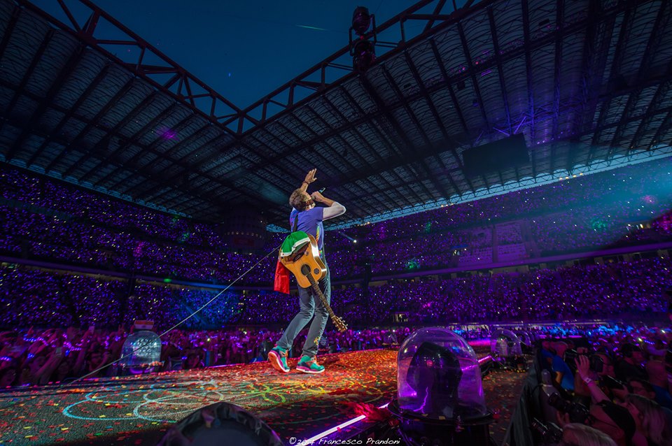 Coldplay live- San Siro foto di Francesco Prandoni