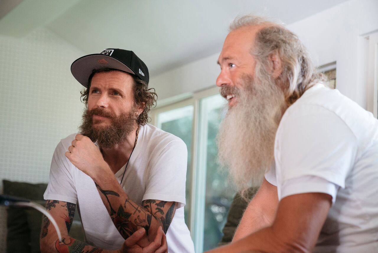 Jovanotti e Rick Rubin ph Michele Lugaresi