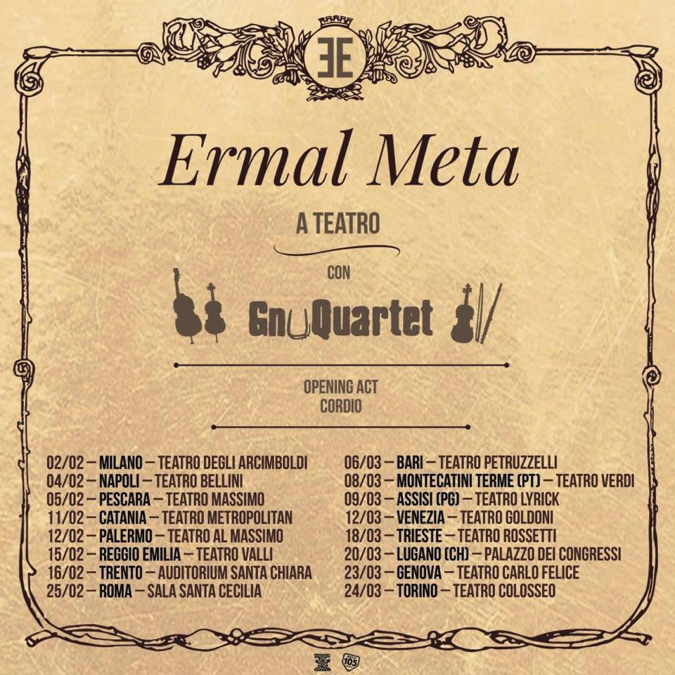 Ermal Meta - tour a teatro